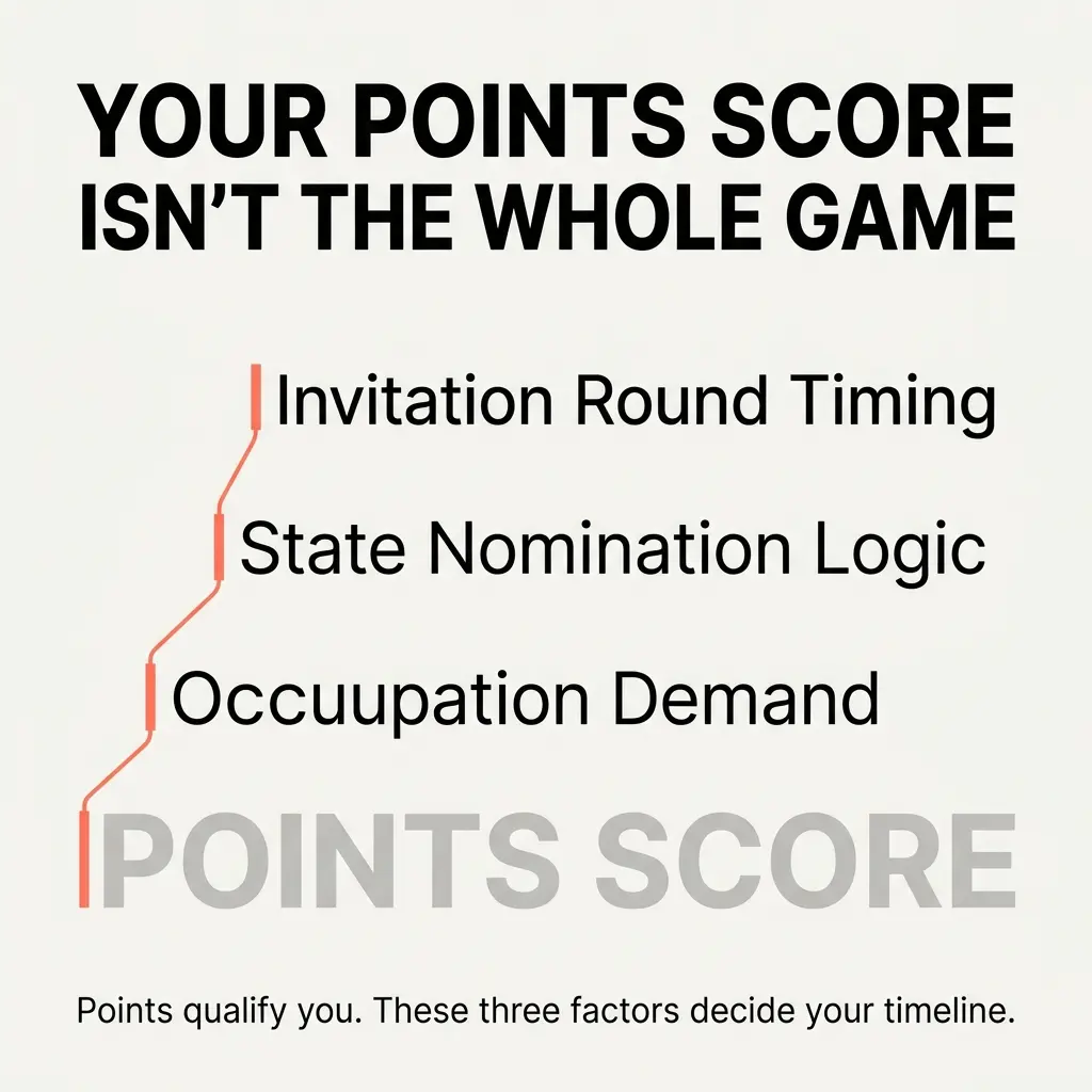 Why Your Points Score Is Only the Entry Condition in Australian Skilled Migration