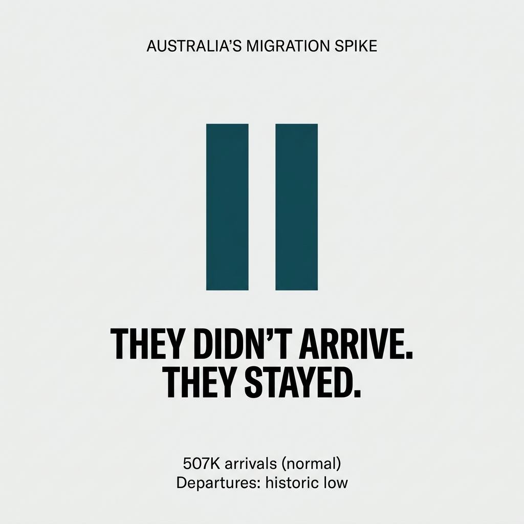 Australia's Record Migration Numbers Hide a Quieter Story, and You Deserve to See It Properly